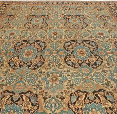 Large Antique Persian Bakhtiari Botanic Handmade Wool Carpet - 2447799