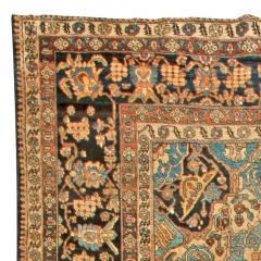Large Antique Persian Bakhtiari Botanic Handmade Wool Carpet - 2447800