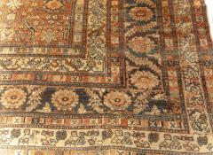 Large Antique Persian Bibikabad Brown Handmade Wool Rug - 2445538