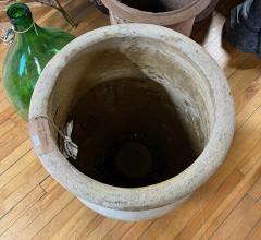 Large Antique Spanish Olive Storage Jar - 4560171