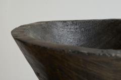 Large Antique Wabi Sabi Style Bowl in Wood 19th Century - 4582520