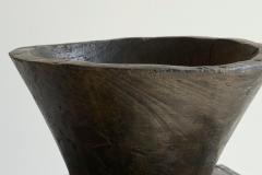 Large Antique Wabi Sabi Style Bowl in Wood 19th Century - 4582554