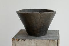 Large Antique Wabi Sabi Style Bowl in Wood 19th Century - 4582587