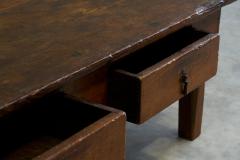 Large Antique Wabi Sabi Style Coffee Table in Oak - 4395037