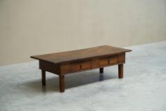 Large Antique Wabi Sabi Style Coffee Table in Oak - 4395045