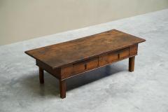 Large Antique Wabi Sabi Style Coffee Table in Oak - 4395060