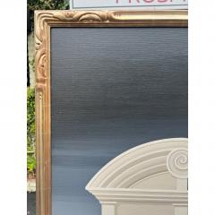 Large Architectural Painting in Jerry Solomon Giltwood Frame - 3289876