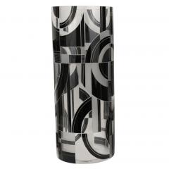 Large Art Deco Bohemian Glass Vase - 4297106