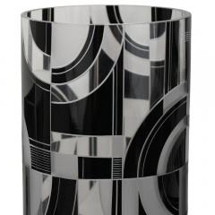 Large Art Deco Bohemian Glass Vase - 4297208