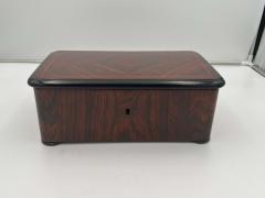 Large Art Deco Box Rosewood Veneer Oak France circa 1930 - 3036649