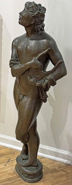 Large Art Deco Bronze of Male Nude by Marcello Mascherini Italy 1906 1983  - 4137202