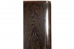 Large Art Deco Cerused Oak Display Cabinet Bookcase circa 1940 - 4501191