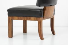 Large Art Deco Lounge Chair in Walnut and Leather France 1930s - 1781519