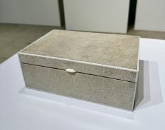 Large Art Deco Shagreen Box France 1920 s - 4449531