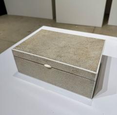 Large Art Deco Shagreen Box France 1920 s - 4449535