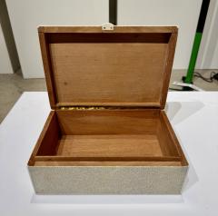 Large Art Deco Shagreen Box France 1920 s - 4449536
