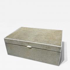 Large Art Deco Shagreen Box France 1920 s - 4449810