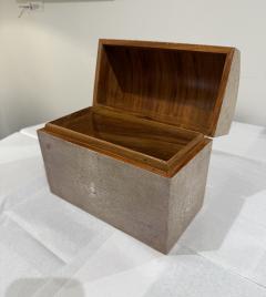 Large Art Deco Shagreen Box France1930s  - 4209985