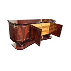 Large Art Deco Sideboard or Buffet Rosewood Veneer Belgium circa 1930 - 2479911