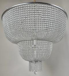 Large Art Deco Style Circular Three Tiers Chandelier - 3851184