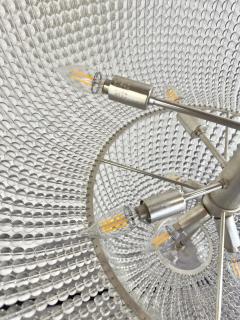 Large Art Deco Style Circular Three Tiers Chandelier - 3851186