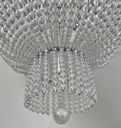 Large Art Deco Style Circular Three Tiers Chandelier - 3851189