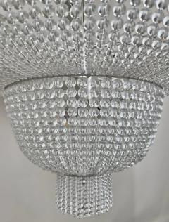 Large Art Deco Style Circular Three Tiers Chandelier - 3851192