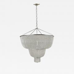 Large Art Deco Style Circular Three Tiers Chandelier - 3854900