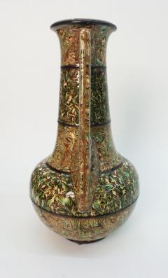Large Art Nouveau Mixed Earth Vase - 2638602