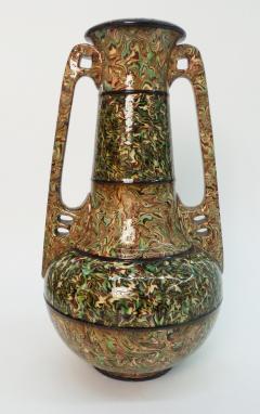 Large Art Nouveau Mixed Earth Vase - 2638603