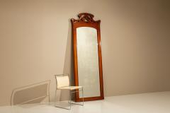 Large Art Nouveau Standing Mirror in Walnut France ca 1900 - 4491703