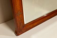 Large Art Nouveau Standing Mirror in Walnut France ca 1900 - 4491706