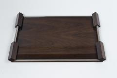 Large Arte Moderne Walnut Serving Tray - 1710251