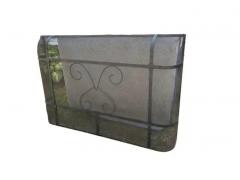 Large Arts And Crafts Wrought Iron Fireplace Screen - 4141679