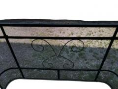 Large Arts And Crafts Wrought Iron Fireplace Screen - 4141688