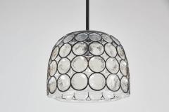 Large Austrian Iron and Glass Circle Pendant - 212349