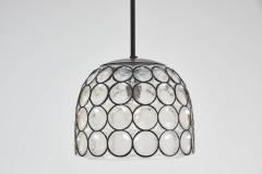 Large Austrian Iron and Glass Circle Pendant - 212350