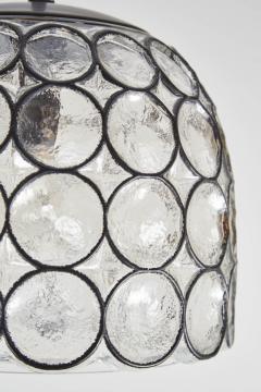 Large Austrian Iron and Glass Circle Pendant - 212351