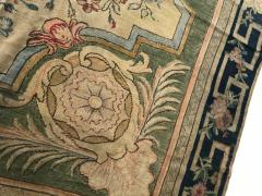 Large Authentic Savonnerie Bold Handmade Wool Rug - 2457288
