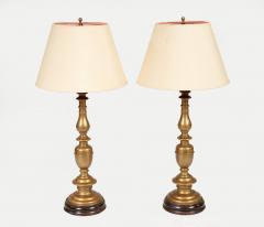 Large Baroque Bronze Table Lamps - 4447302