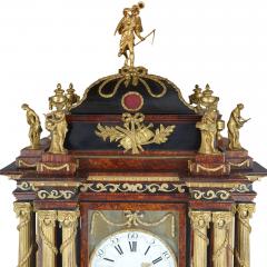 Large Baroque style Austrian ormolu mounted musical clock - 2516361