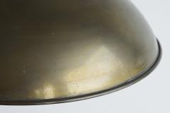 Large Bauhaus Style Table Lamp in Patinated Brass 1930s - 4468436