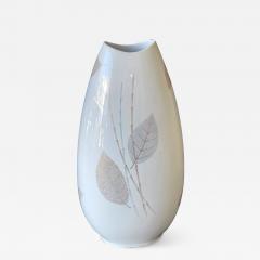 Large Bavarian porcelain hand painted fish mouth vase by Porzellanfabrik Thomas - 2625238