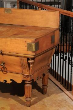 Large Belgian Light Walnut Color Butcher Block with Markers Plaque circa 1890 - 3416872