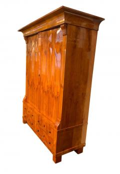 Large Biedermeier Armoire Cherry Veneer Rhineland Germany circa 1820 - 1576721