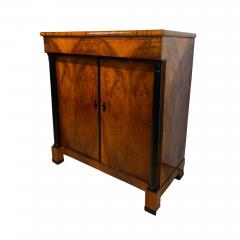 Large Biedermeier Half Cabinet Walnut and Ebonized South Germany circa 1820 - 3674685