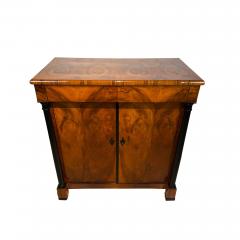 Large Biedermeier Half Cabinet Walnut and Ebonized South Germany circa 1820 - 3674686