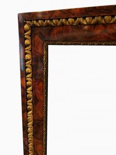 Large Biedermeier Walnut Mirror Vienna c 1825  - 3450210