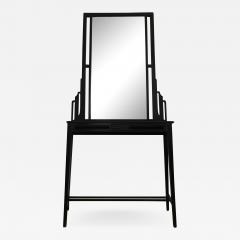 Large Black Console with Mirror - 1016713