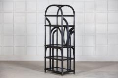 Large Black French Reeded Etagere - 2700744